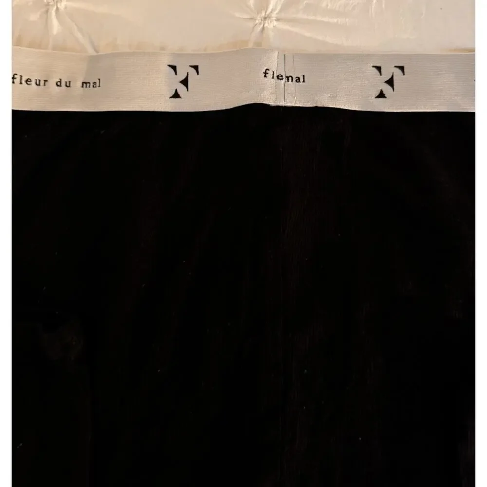 Fleur du mal Women Black Lounge Pants Size L
